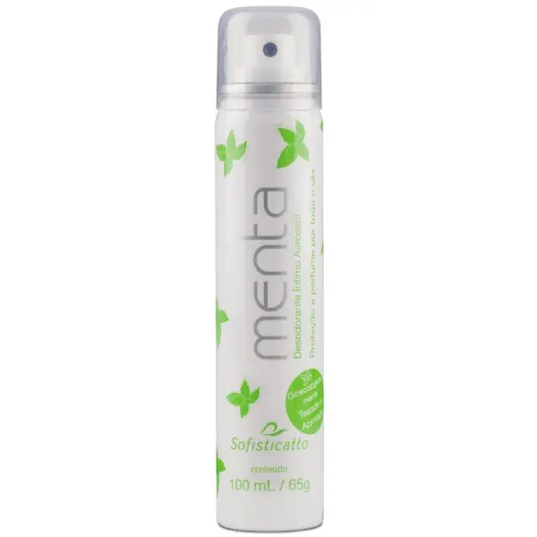 Desodorante Íntimo Aerossol Jato Seco 100ml sofisticatto menta