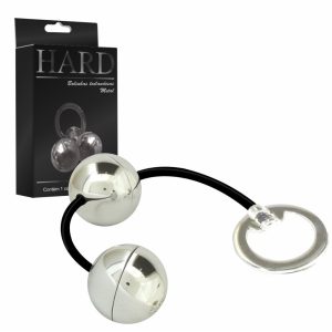 Bolinha Tailandesa Cromada com Duas Bolinhas