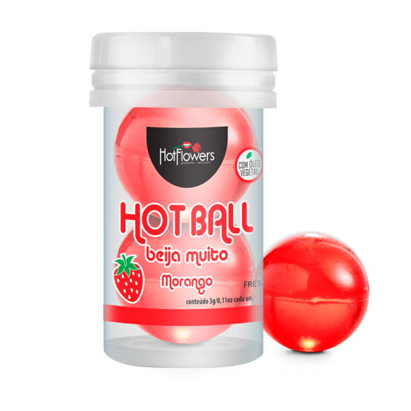 HOT BALL BEIJA MUITO MORANGO HOT FLOWERS