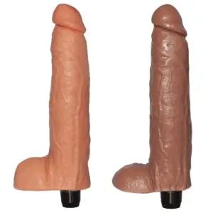 Prótese com Vibrador Interno JGSV - 29,5 x 5,8 cm Jeffão Prazer e Cia