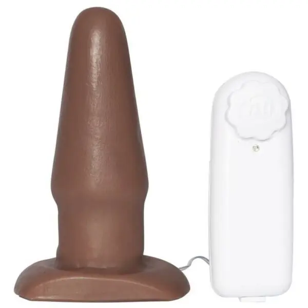 Plug Grande com Vibrador Externo-13X4.3cm Prazer e Cia