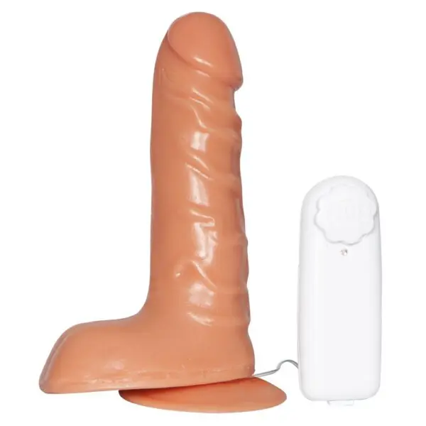 Prótese com Vibrador Externo R6B/VE-16.5x3.6cm Prazer e Cia