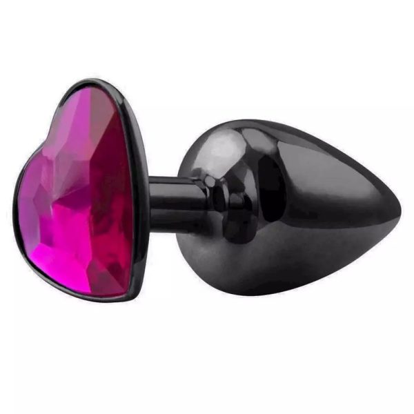 Plug com Pedra de Coração munas