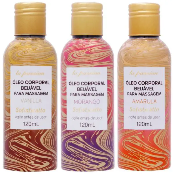 Óleo Beijável para Massagem 120ml