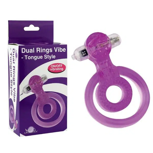 Anel peniano duplo para pênis e testículo com vibrador - Image 2