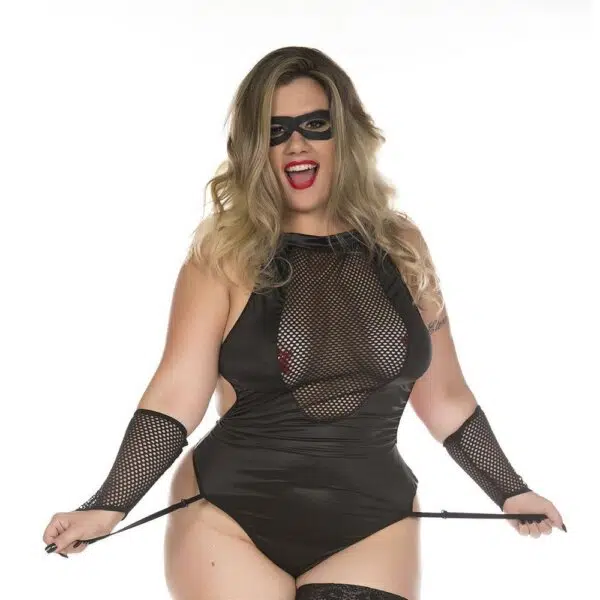 Fantasia tiazinha liga plus size