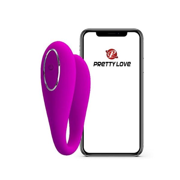 Vibrador de Casal Pretty Love August com 12 Modos de Vibrações por Controle Bluetooth - Image 7