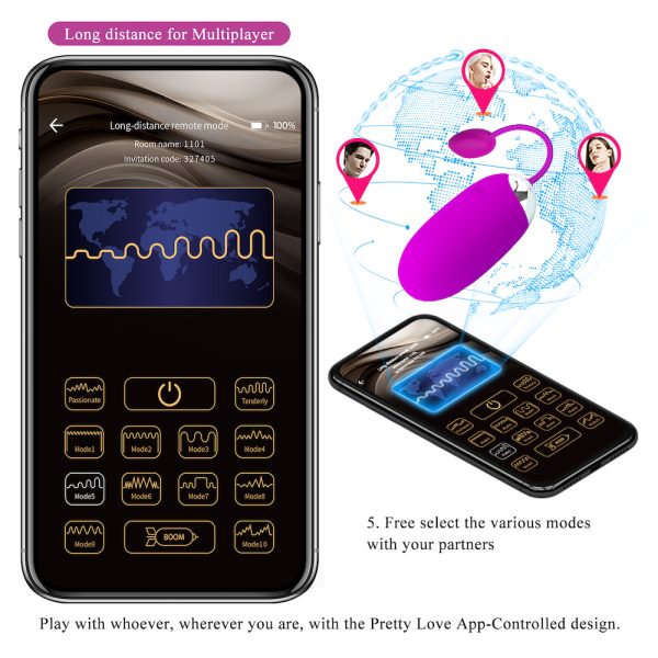 Vibrador controlado por app Brinquedo sexual à distância Bullet vibratório Bluetooth Modos de vibração personalizáveis Sincronização de vibrador com música Brinquedo íntimo para casais Controle de prazer via smartphone Jogos íntimos à distância Experiência erótica inovadora Bullet Pretty Love Abner Estimulador clitoriano remoto Prazer discreto em público Vibrador de silicone de alta qualidade Acessório sexual recarregável USB Tecnologia de brinquedo sexual moderna