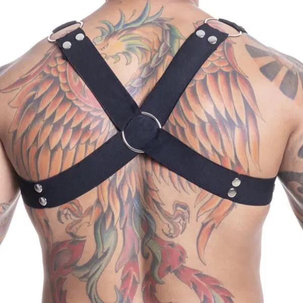 Harness Masculino em Elástico com Detalhes em Metal - Image 2