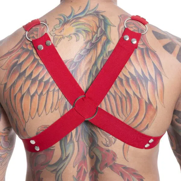 Harness Masculino em Elástico com Detalhes em Metal - Image 4