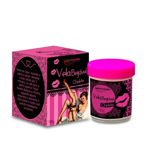 Vela beijável hot chiclete 45g - Image 3