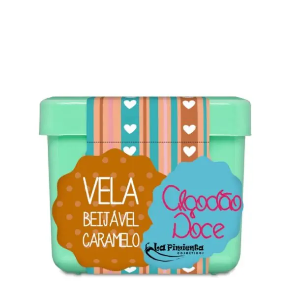 Vela beijável algodão doce caramelo 50g - Image 2