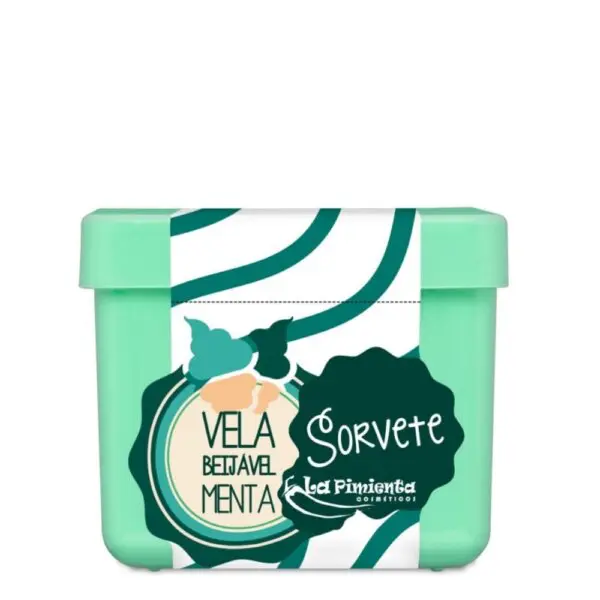 Vela beijável sorvete menta ice 50g - Image 2