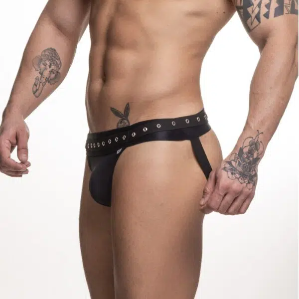Jockstrap cirre com ilhos no elástico - Image 2