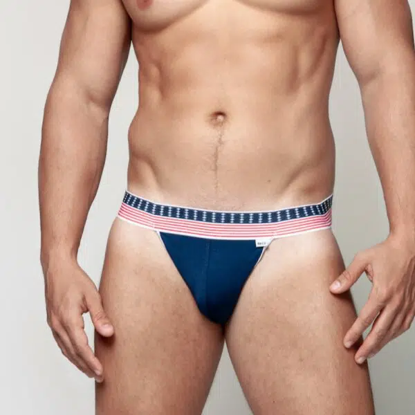 Jockstrap suplex azul com elástico América