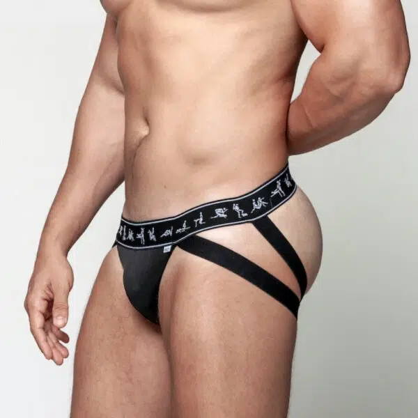 Jock cirre com elástico faixa dupla kamasutra gay - Image 2