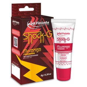 Shock G MorangoVibrador Líquido Excitante 8g