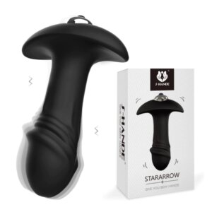 Plug Anal StarArrow com Vibro - Silicone Extra Macio - 10cm - S-Hande
