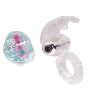 Anel peniano com vibrador coelho
