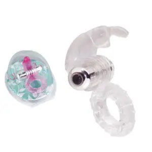 Anel peniano com vibrador coelho
