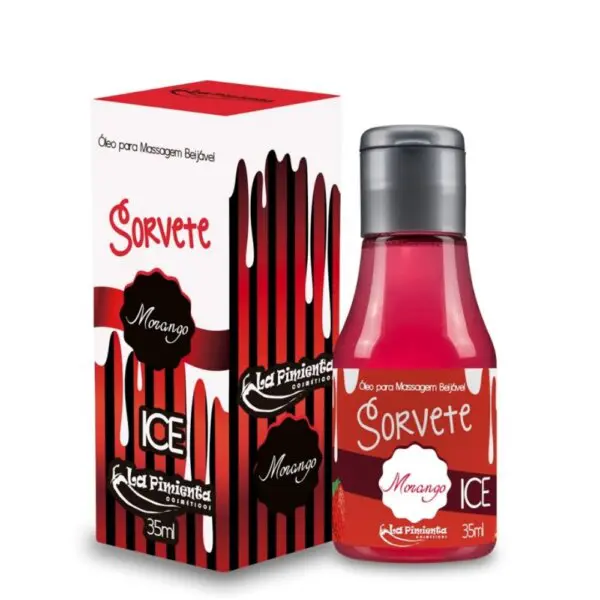 Óleo beijável sorvete de morango 35ml