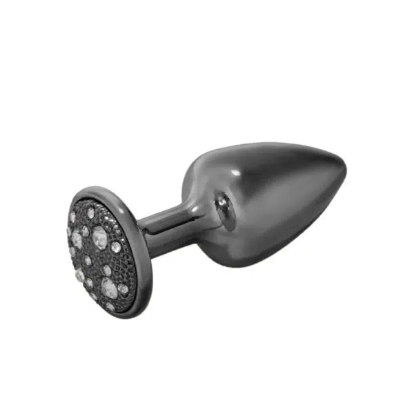 Plug P com Pedra Cravejada em Strass: Onix