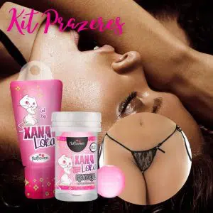 Kit Prazeres - Tanga Aberta + Excitantes Femininos