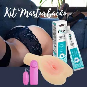 Kit Mast - Masturbador + Lubrificante