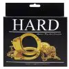 Algemas e Plug Anal M Dourado Cravejado Hard