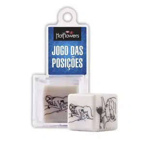 Jogo das Posições Dado Erótico Hot Flowers HZ315B
