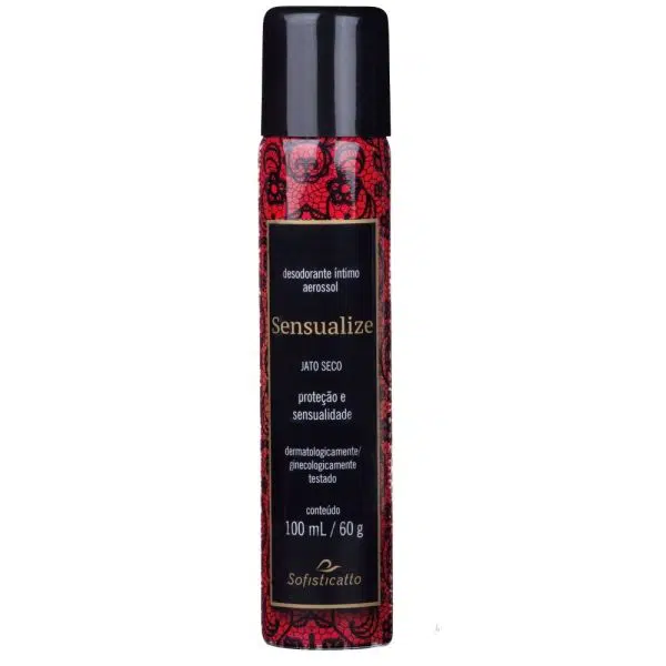 Sensualize Desodorante Íntimo Feminino Aerossol 100ml Sofisticatto