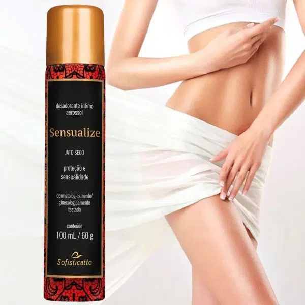 Sensualize Desodorante Íntimo Feminino Aerossol 100ml Sofisticatto