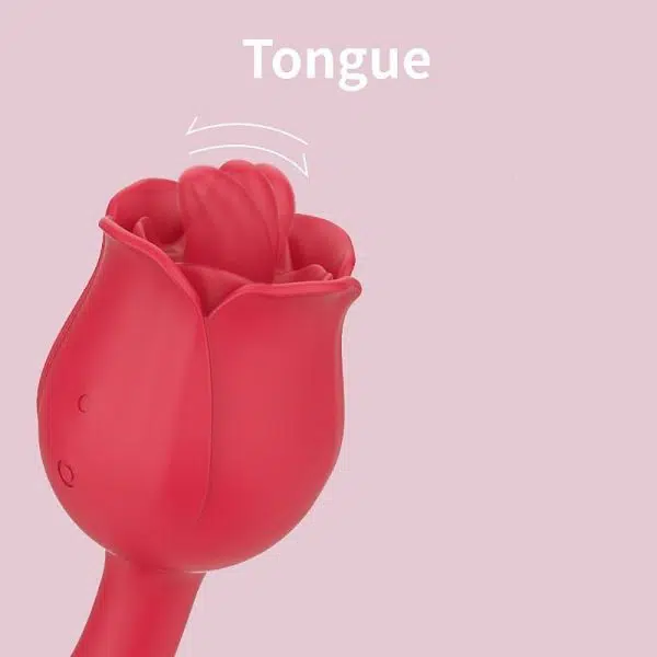 Vibrador de Ponto G e Estimulador com Língua - Formato de Rosa - PRO 2 - S-Hande - Image 2