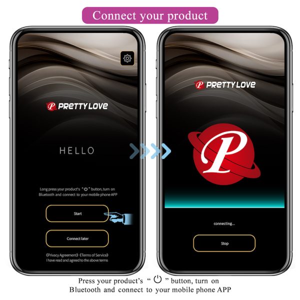 Vibrador de Casal com 12 Modos de Vibração, Controlado via Bluetooth - PRETTY LOVE - Image 15