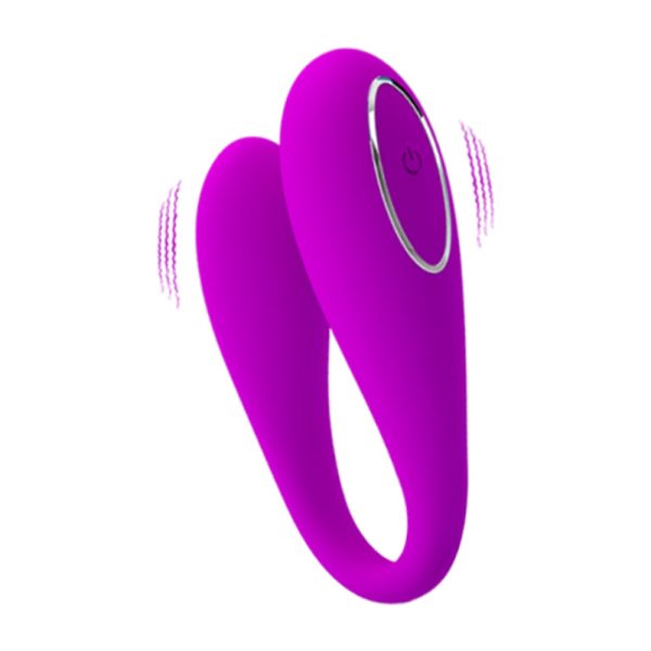 Vibrador de Casal com 12 Modos de Vibração, Controlado via Bluetooth - PRETTY LOVE - Image 5