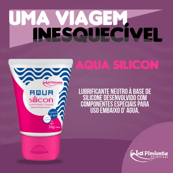 Gel Lubrificante Aqua Silicon MUNAS MODA SENSUAL E SEX SHOP LA PIMEINTA