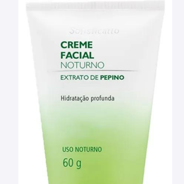 Creme De Pepino Hidratante Noturno Facial Rosto Hidratado Sofisticatto