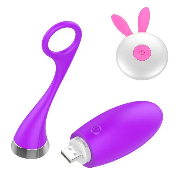 Vibrador Bullet com 10 vibrações em silicone - munas