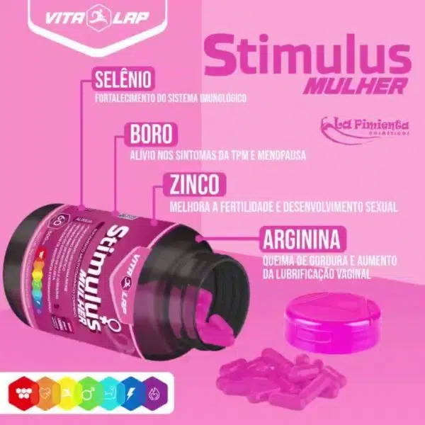 STIMULUS MULHER SUPLEMENTO VITAMÍNICO FEMININO LA PIMIENTA