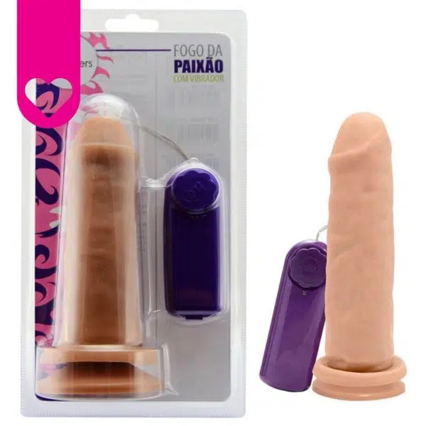 Prótese com Vibrador Externo HotFlowers