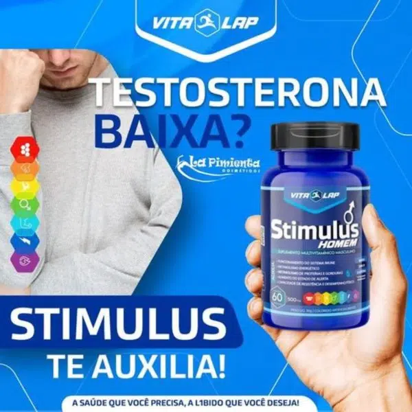 STIMULUS HOMEM SUPLEMENTO VITAMÍNICO MASCULINO LA PIMIENTA