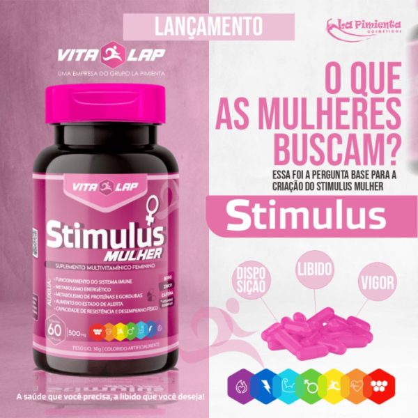 STIMULUS MULHER SUPLEMENTO VITAMÍNICO FEMININO LA PIMIENTA