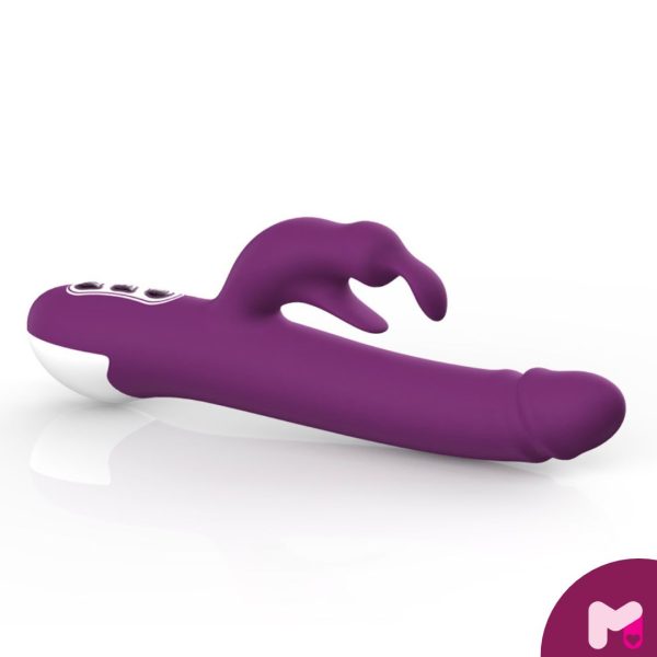 Vibrador Rotativo com Plug para Estimulo Clitoriano. Munas Moda Íntima.