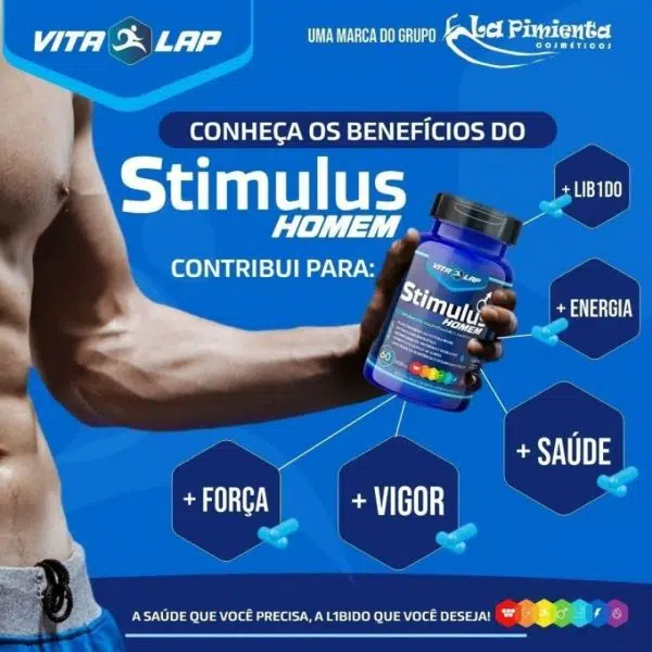 STIMULUS HOMEM SUPLEMENTO VITAMÍNICO MASCULINO LA PIMIENTA