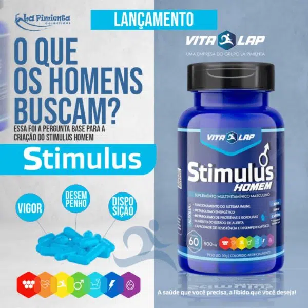 STIMULUS HOMEM SUPLEMENTO VITAMÍNICO MASCULINO LA PIMIENTA