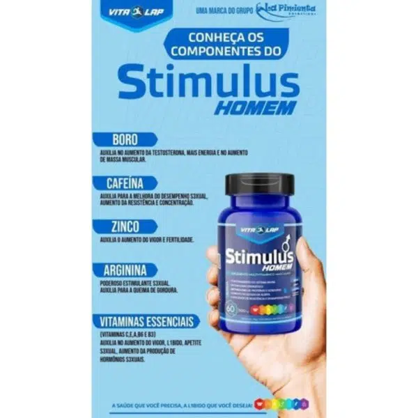 STIMULUS HOMEM SUPLEMENTO VITAMÍNICO MASCULINO LA PIMIENTA