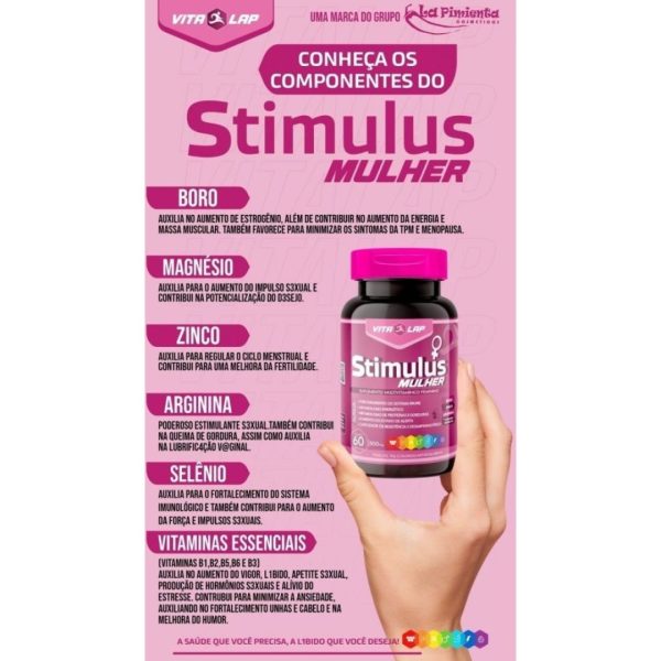 STIMULUS MULHER SUPLEMENTO VITAMÍNICO FEMININO LA PIMIENTA