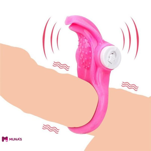 Anel Peniano com Argola para Testículo com Vibração