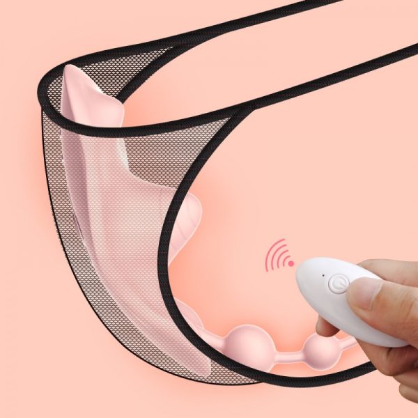 Estimulador de clitóris com formato ergonomico que se adapta a uma calcinha - ES015 Vip Mix