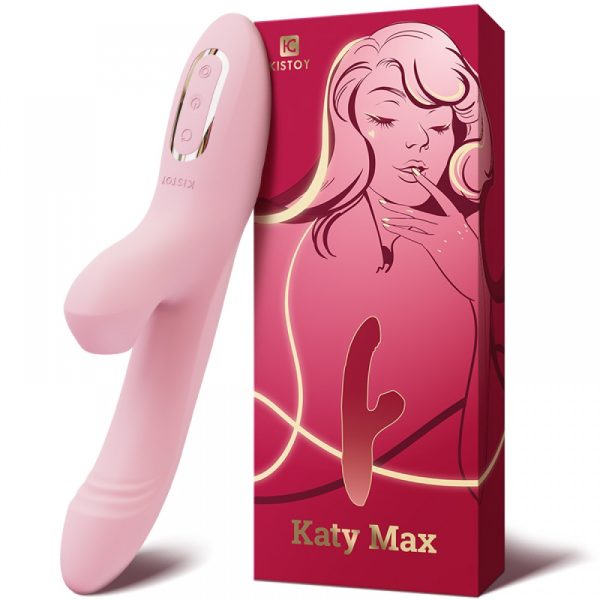 KISTOY KATY MAX VIBRADOR COM ESTIMULADOR DE CLITORIS E 12 MODOS DE VIBRAÇÃO VIP MIX